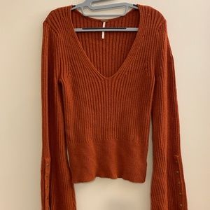 Free People Viola Bell Sleeve Sweater